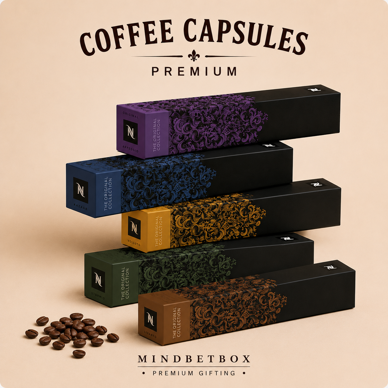 מארז 5 קפסולות קפה Nespresso